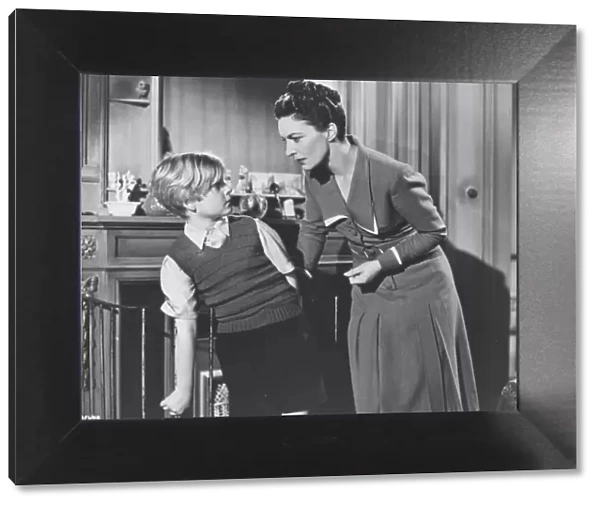 Bobby Henrey and Sonia Dresdel in a scene from The Fallen Idol (1948)