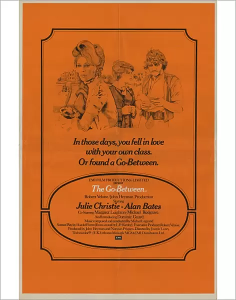 One Sheet poster artwork for The Go-Between (1971)