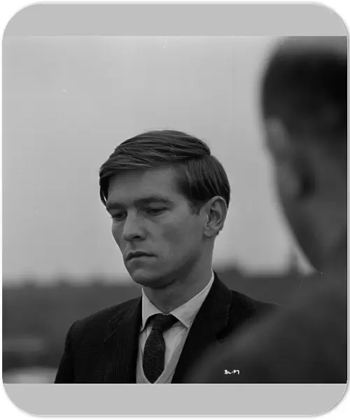 Tom Courtenay on the set of Billy Liar (1963)