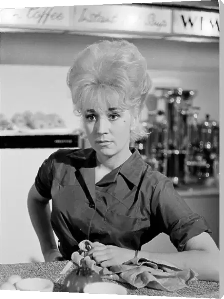 An intense Gwendolyn Watts in Billy Liar (1963)