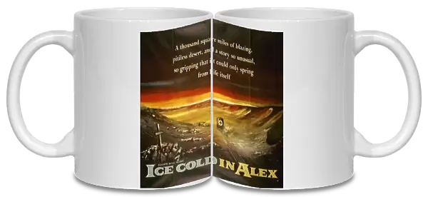 Original UK quad artwork for Ice Cold In Alex (1958)