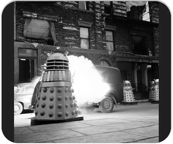 Daleks attack a rebels vehicle