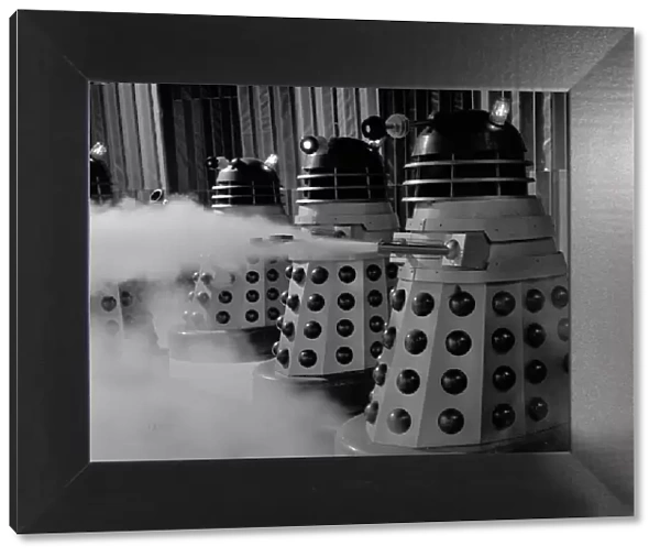 A scene from Dr Who and The Daleks