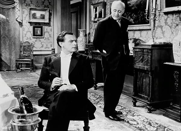 Alastair Sim and Brian Worth in An Inspector Calls (1954)