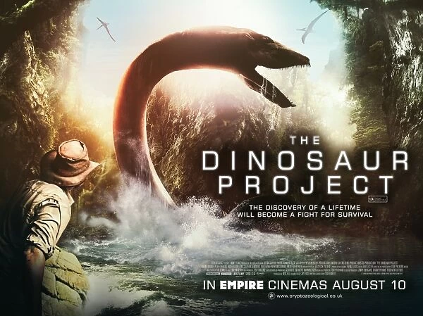 UK quad artwork for the film The Dinosaur Project (2012)