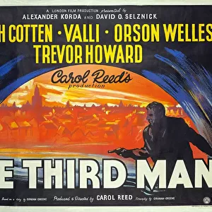 Third Man (The) (1949) Framed Print Collection: Poster