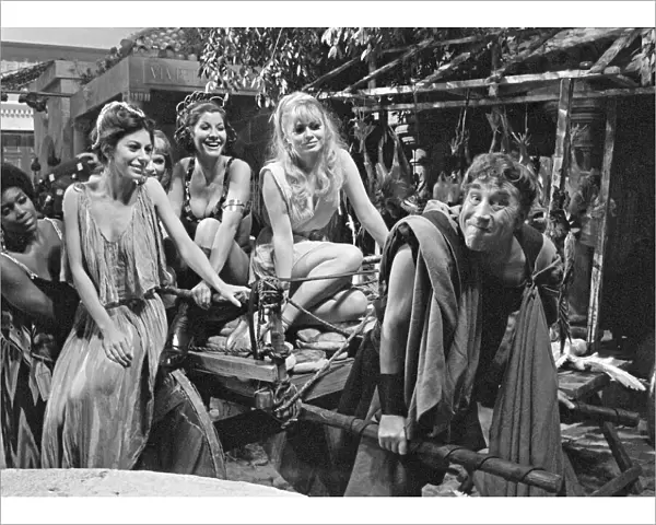 Frankie Howerd as Lurcio in a moment from Up Pompeii (1971)