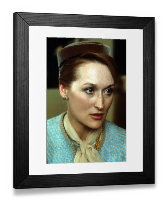 Framed Print : A portrait of Meryl Streep from Plenty (1985) Framed Print : A portrait of Meryl Streep from Plenty (1985)