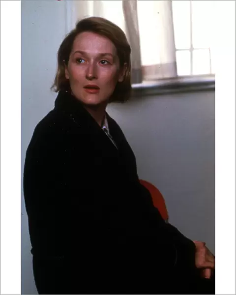 A portrait of Meryl Streep for the promotion of Plenty (1985)