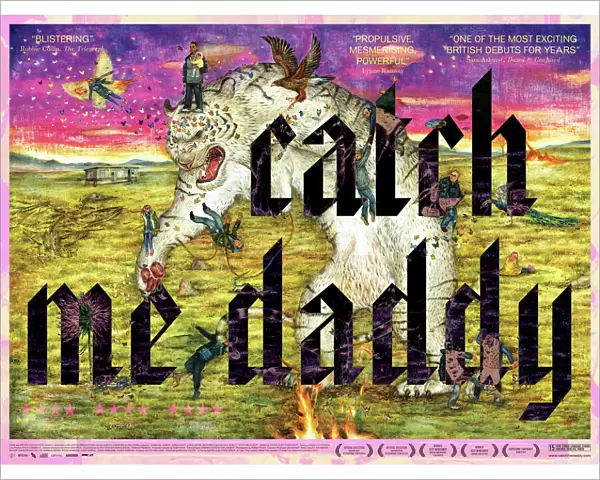 UK quad artwork for the UK release of Catch Me Daddy (2014)