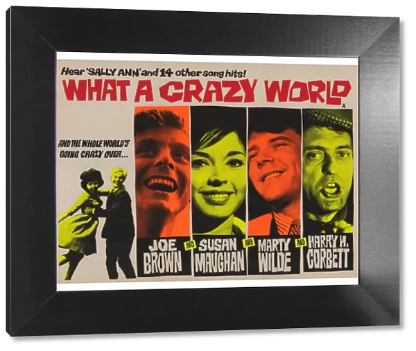UK Quad for What A Crazy World (1963)