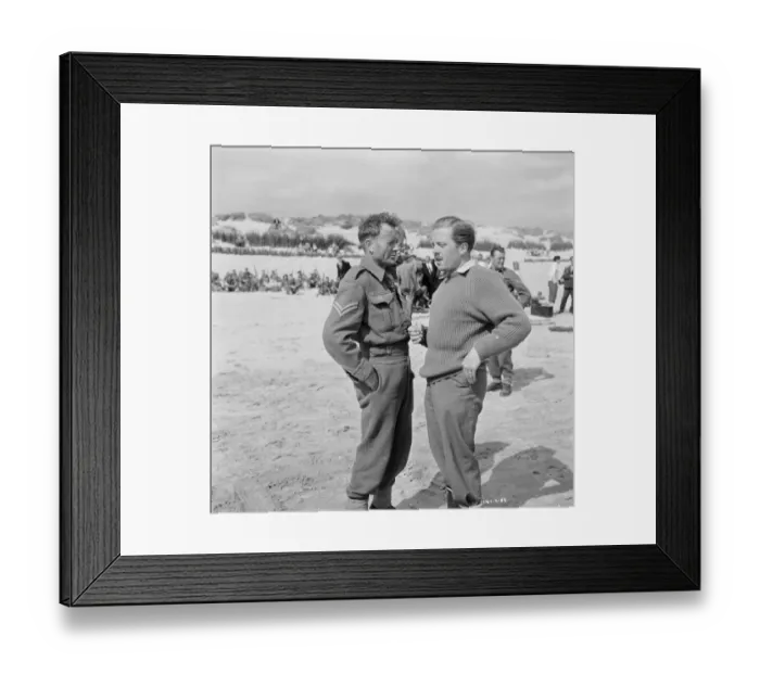 Framed Print : John Mills and Richard Attenborough Framed Print : John Mills and Richard Attenborough