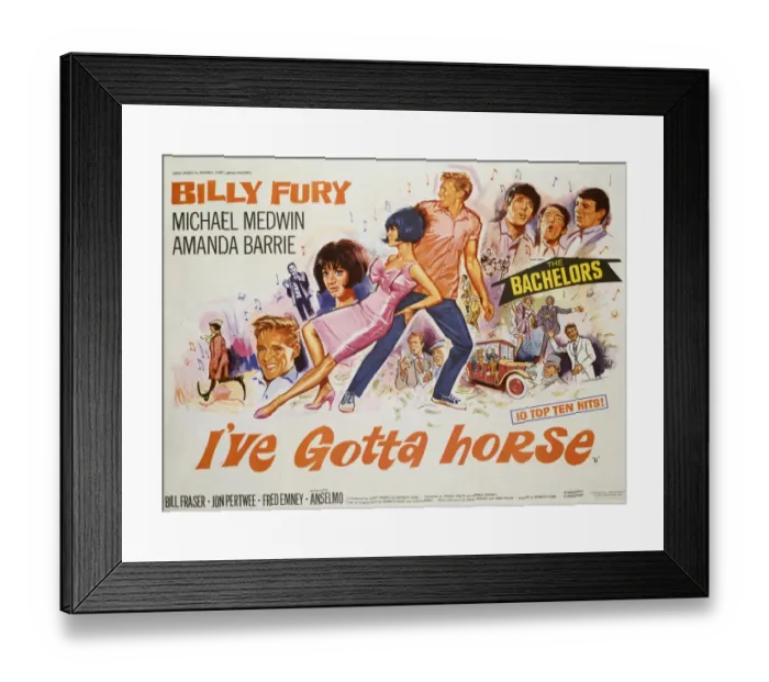 Framed Print : I ve Gotta Horse (1965) Framed Print : I ve Gotta Horse (1965)