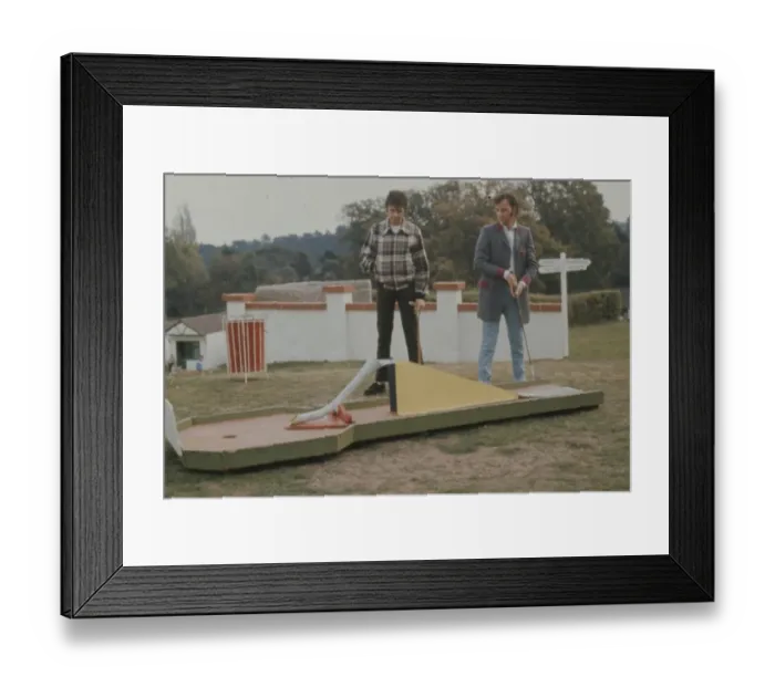 Framed Print : David Essex and Ringo Starr Framed Print : David Essex and Ringo Starr