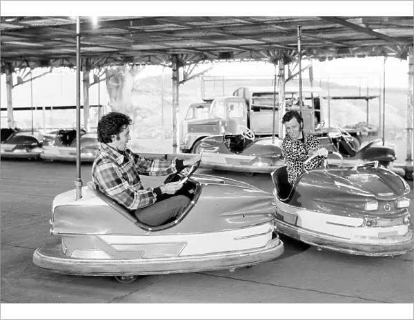 Mike and Jim on the dodgem