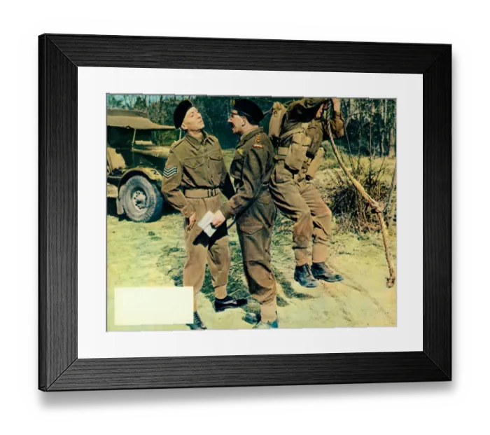 Framed Print : A colour lobby card for Carry On Sergeant (1958) with a blank space for the exhibitors at the time to stamp in the cinemas details Framed Print : A colour lobby card for Carry On Sergeant (1958) with a blank space for the exhibitors at the time to stamp in the cinemas details
