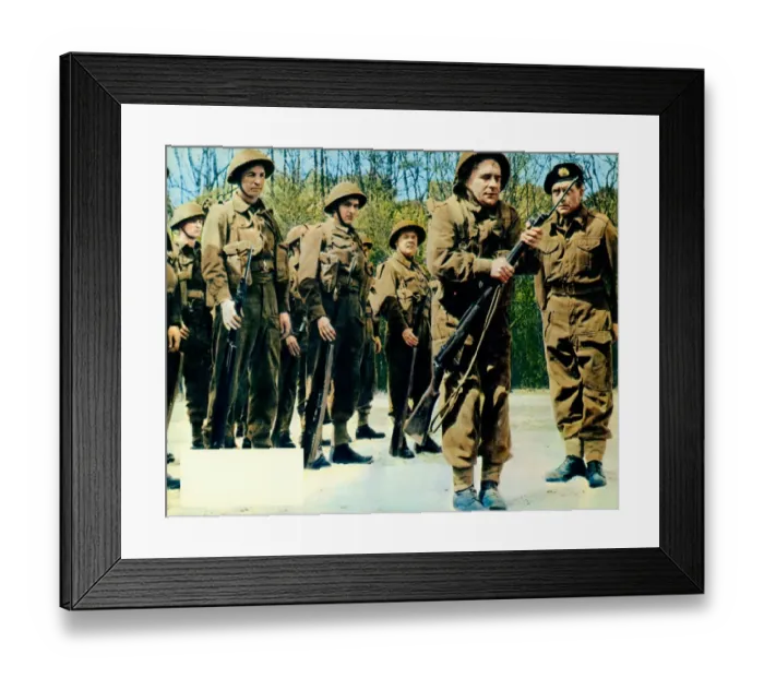 Framed Print : A colour lobby card for Carry On Sergeant (1958) with a blank space for the exhibitors at the time to stamp in the cinemas details Framed Print : A colour lobby card for Carry On Sergeant (1958) with a blank space for the exhibitors at the time to stamp in the cinemas details
