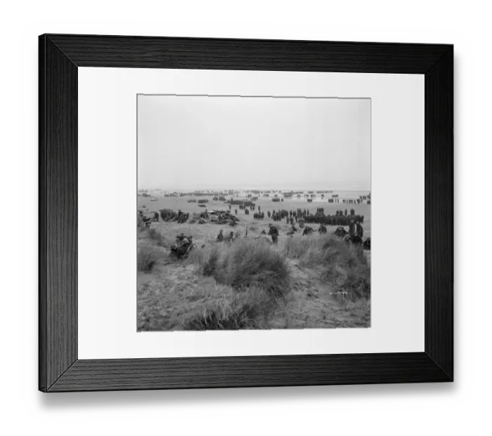 Framed Print : British troops stranded on the beach Framed Print : British troops stranded on the beach