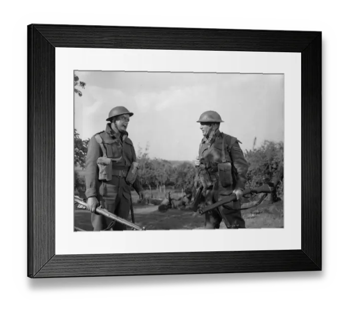 Framed Print : Robert Urquhart and John Mills Framed Print : Robert Urquhart and John Mills
