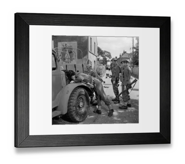 Framed Print : Corporal Bins men