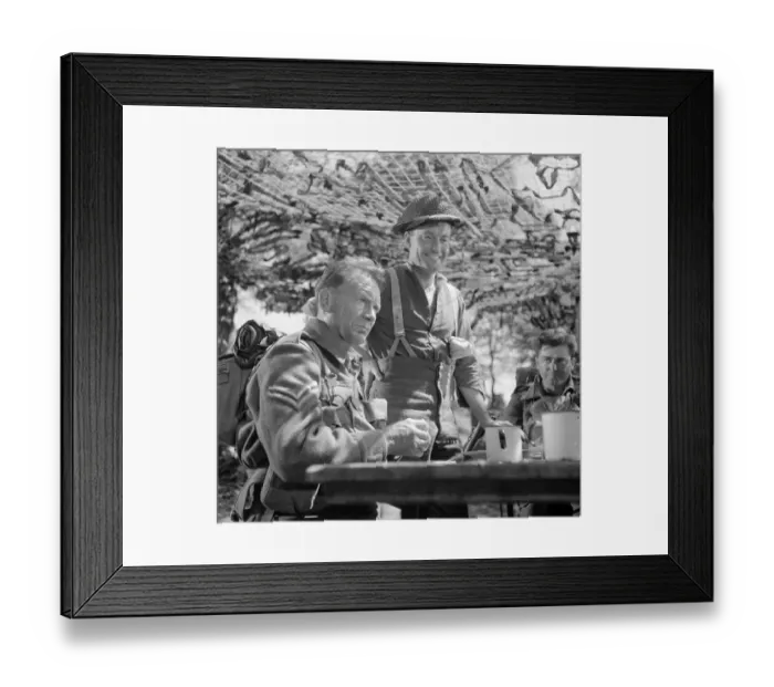 Framed Print : A medium close up of John Mills Framed Print : A medium close up of John Mills