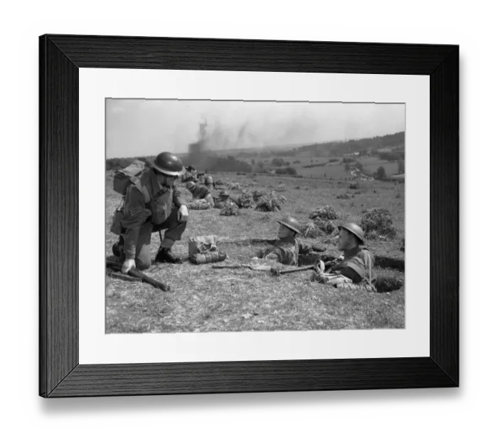 Framed Print : Corporal Bins men Framed Print : Corporal Bins men