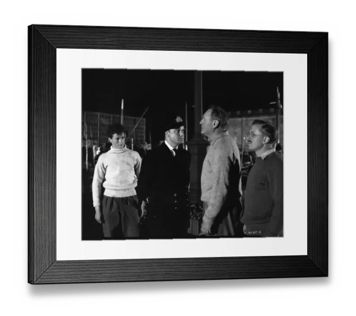 Framed Print : Bernard Lee and Richard Attenborough Framed Print : Bernard Lee and Richard Attenborough