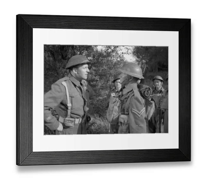 Framed Print : A medium close up of John Mills Framed Print : A medium close up of John Mills