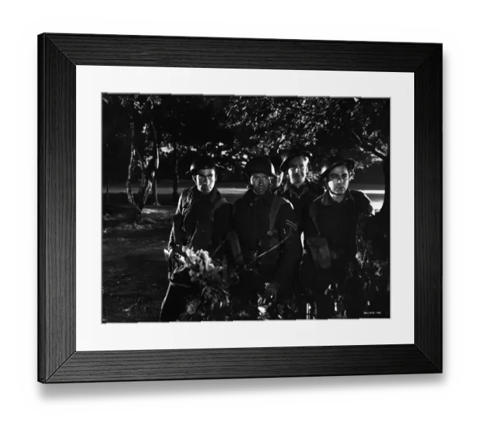 Framed Print : A night scene on a country road Framed Print : A night scene on a country road