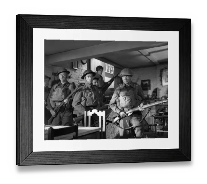 Framed Print : Corporal Bins men Framed Print : Corporal Bins men