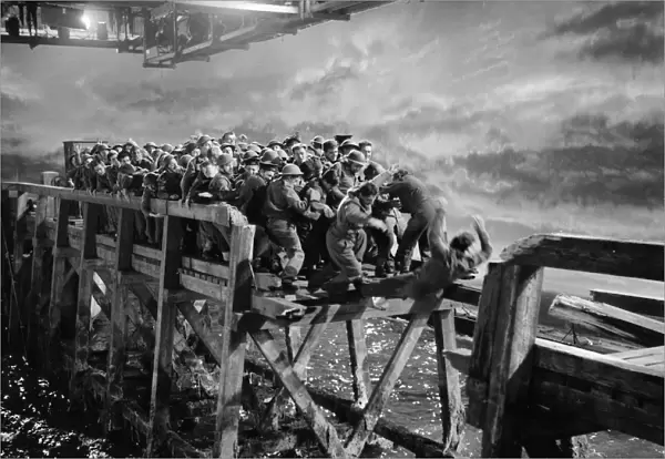 Filming the bridge sequence from Dunkirk (1958)