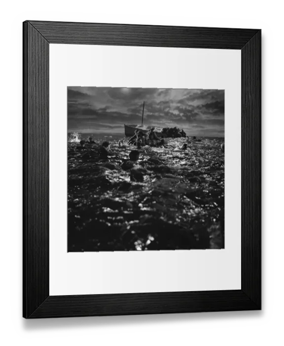 Framed Print : British soldiers in the water waiting to be rescued Framed Print : British soldiers in the water waiting to be rescued