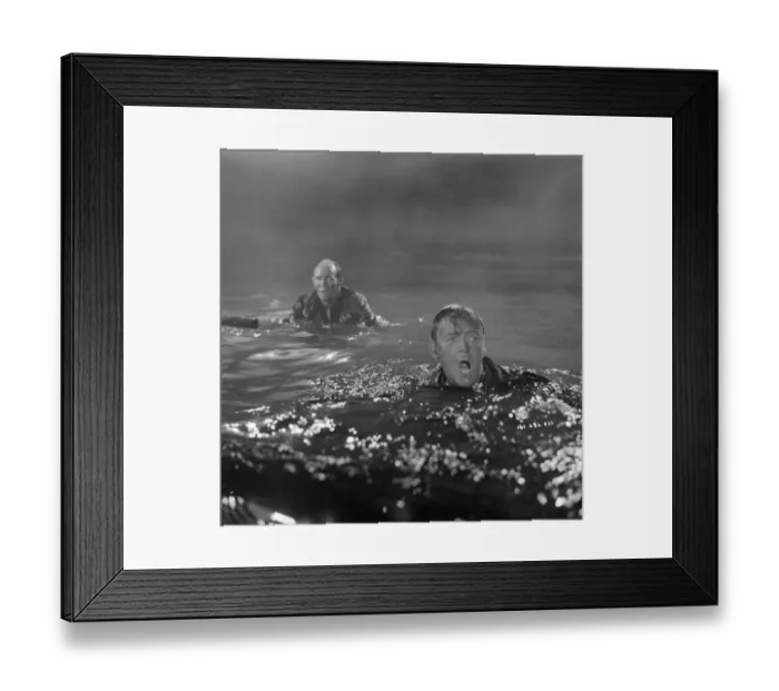 Framed Print : British soldiers in the water waiting to be rescued Framed Print : British soldiers in the water waiting to be rescued
