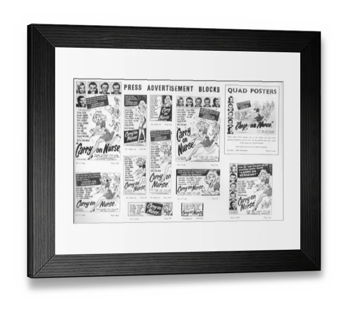 Framed Print : Carry on Nurse (1959) Framed Print : Carry on Nurse (1959)