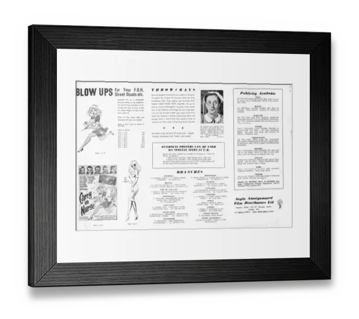 Framed Print : Carry on Nurse (1959) Framed Print : Carry on Nurse (1959)