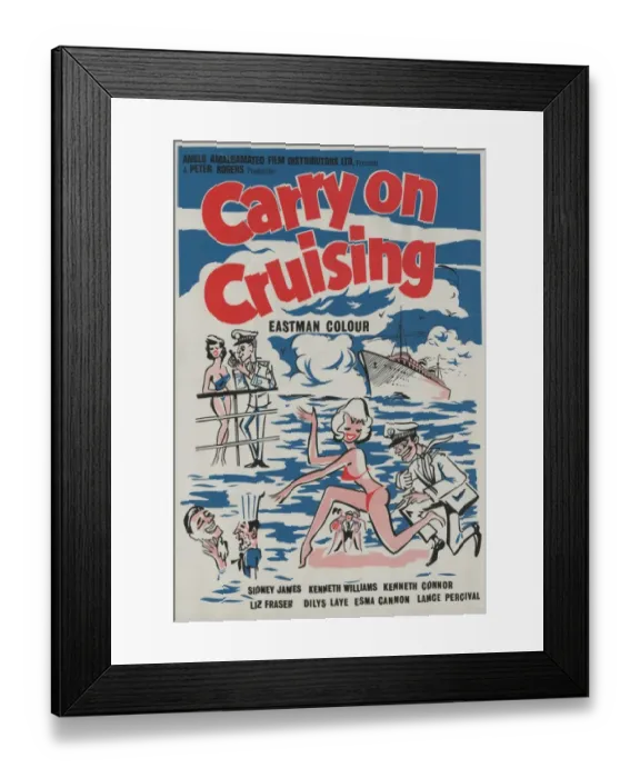 Framed Print : Carry on Cruising (1962) Framed Print : Carry on Cruising (1962)
