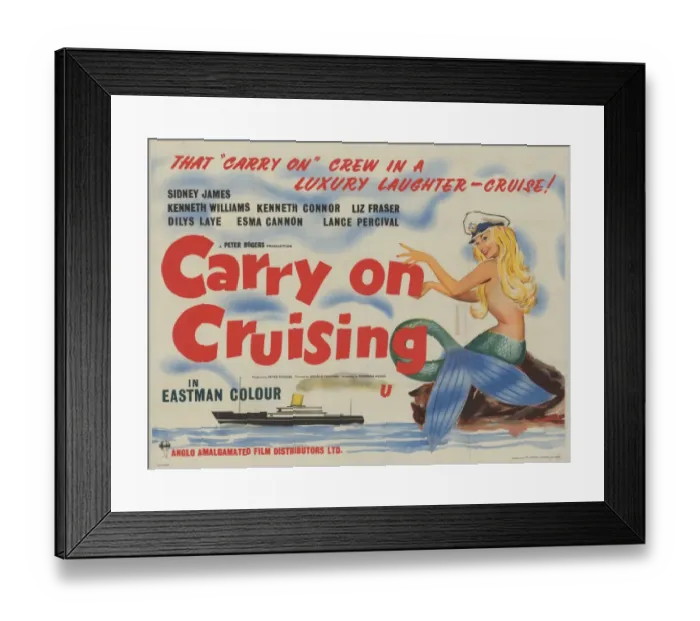 Framed Print : Carry on Cruising (1962) Framed Print : Carry on Cruising (1962)