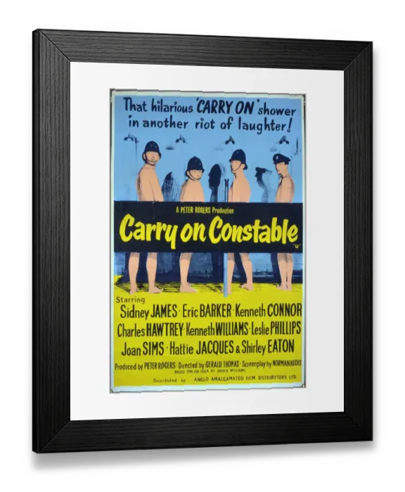 Framed Print : Carry on Constable (1960) Framed Print : Carry on Constable (1960)