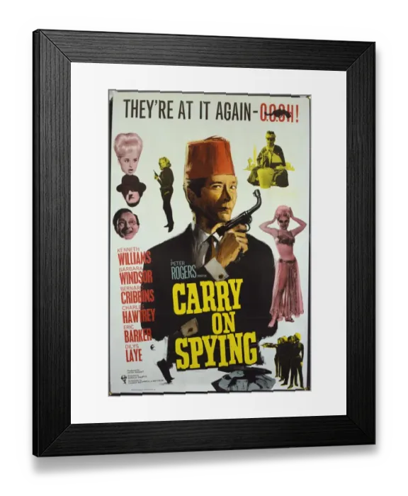 Framed Print : Carry on Spying (1964) Framed Print : Carry on Spying (1964)