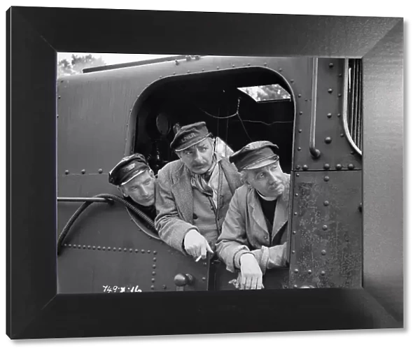 During a pause from filming The Titfield Thunderbolt