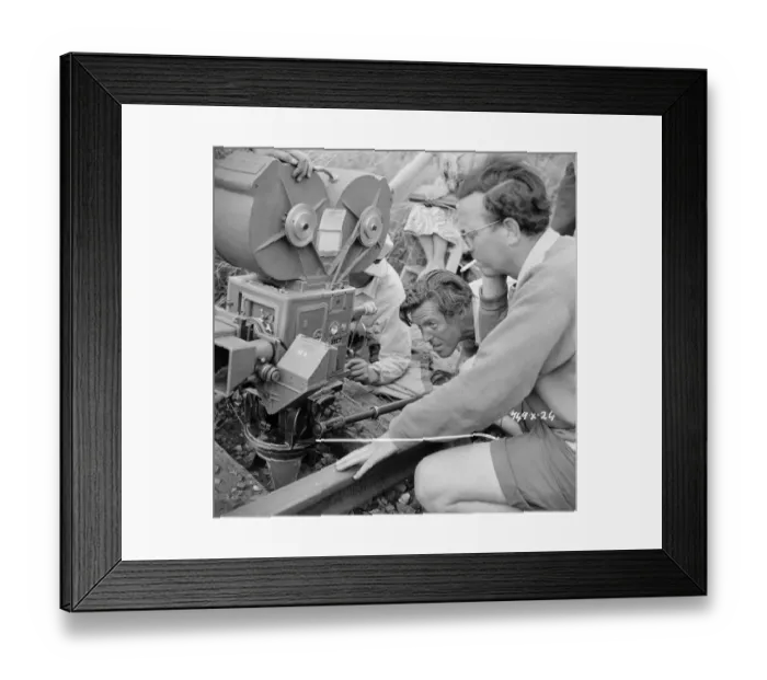 Framed Print : Filming the Titfield Thunderbolt Framed Print : Filming the Titfield Thunderbolt