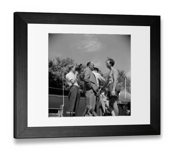 Framed Print : Filming the Titfield Thunderbolt Framed Print : Filming the Titfield Thunderbolt