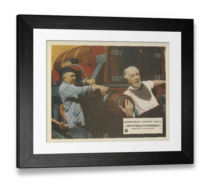 Framed Print : A colour lobby card for The Titfield Thunderbolt Framed Print : A colour lobby card for The Titfield Thunderbolt