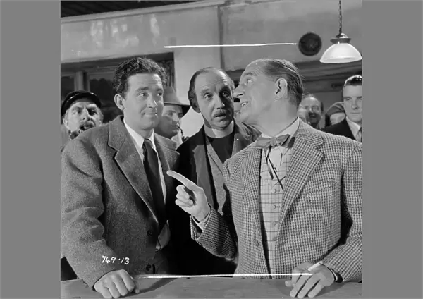 John Gregson with Stanley Holloway and George Relph