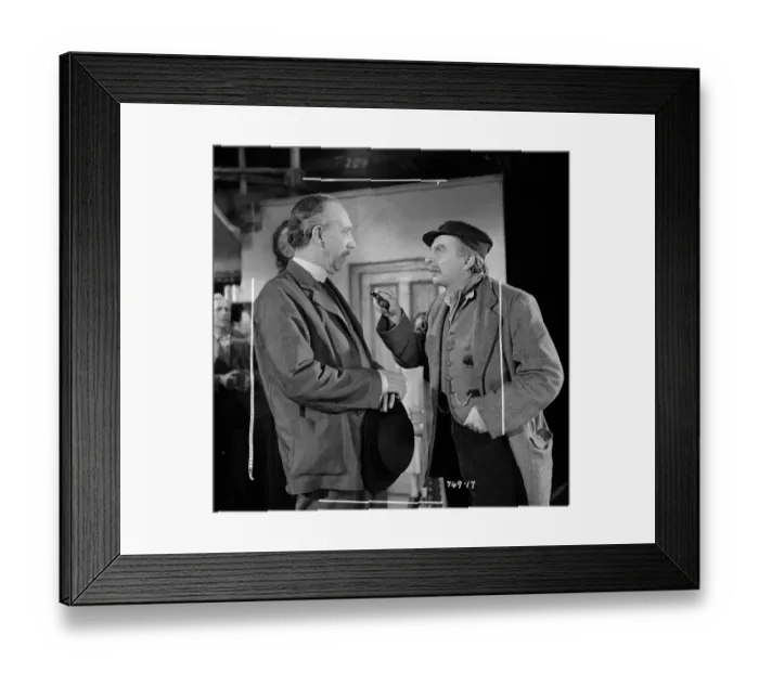 Framed Print : George Relph and Hugh Griffith Framed Print : George Relph and Hugh Griffith