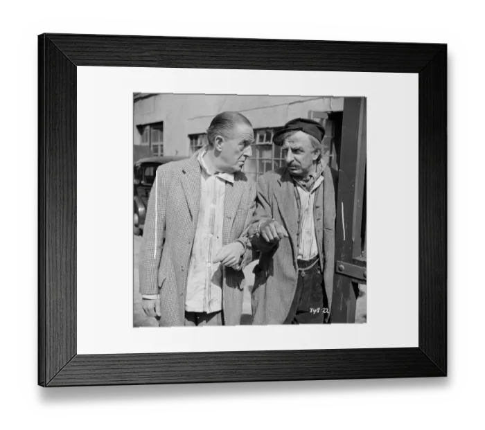 Framed Print : Stanley Holloway and Hugh Griffith Framed Print : Stanley Holloway and Hugh Griffith