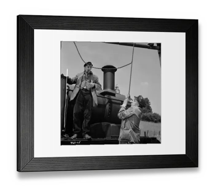 Framed Print : Hugh Griffith and George Relphn Framed Print : Hugh Griffith and George Relphn