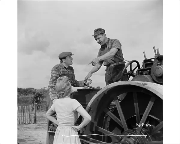 Sid James in a scene from The Titfield Thunderbolt