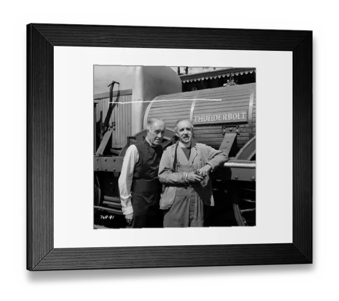 Framed Print : Godfrey Tearle and George Relph Framed Print : Godfrey Tearle and George Relph
