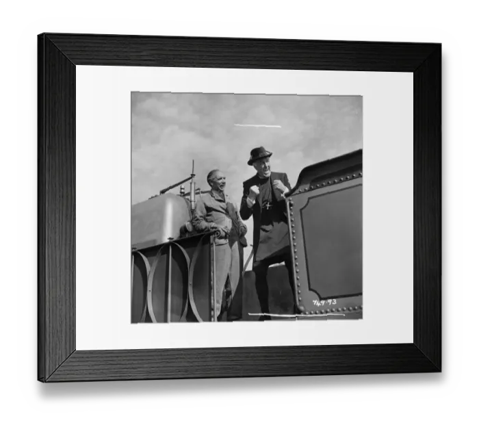 Framed Print : Godfrey Tearle and George Relph Framed Print : Godfrey Tearle and George Relph